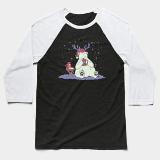 Polar Xmas Eggnog Ugly Sweater by Tobe Fonseca Baseball T-Shirt